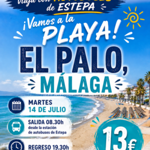 Playa de El Palo - Málaga. Martes 14 julio 2026 - 1er BUS