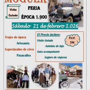 Feria de Época 1900 de Moguer - Huelva. Sábado 21 de febrero de 2026 - 1er BUS