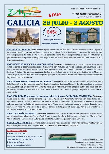 Viaje a Galicia Viaje a Galicia