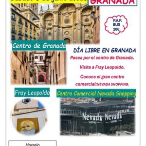 Visita libre a Granada. Sábado 6 de junio de 2026 - 1er BUS