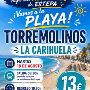 Torremolinos - Málaga. Martes 18 agosto 2026 - 1er BUS