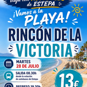 Rincón de la Victoria - Málaga. Martes 28 julio 2026 - 1er BUS