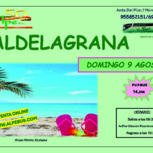 Valdelagrana - Cádiz. Domingo 9 agosto 2026 - 1er BUS