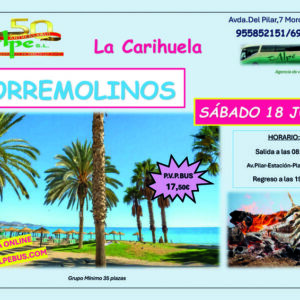 Torremolinos - Málaga. Sábado 18 julio 2026 - 1er BUS